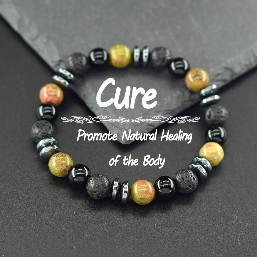 Yoga Fitness Promotion - Bracciale in pietra di diaspro naturale