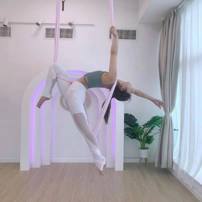 Yoga Swing Aerial - Trapezio Aereo Professionale Nero da 8