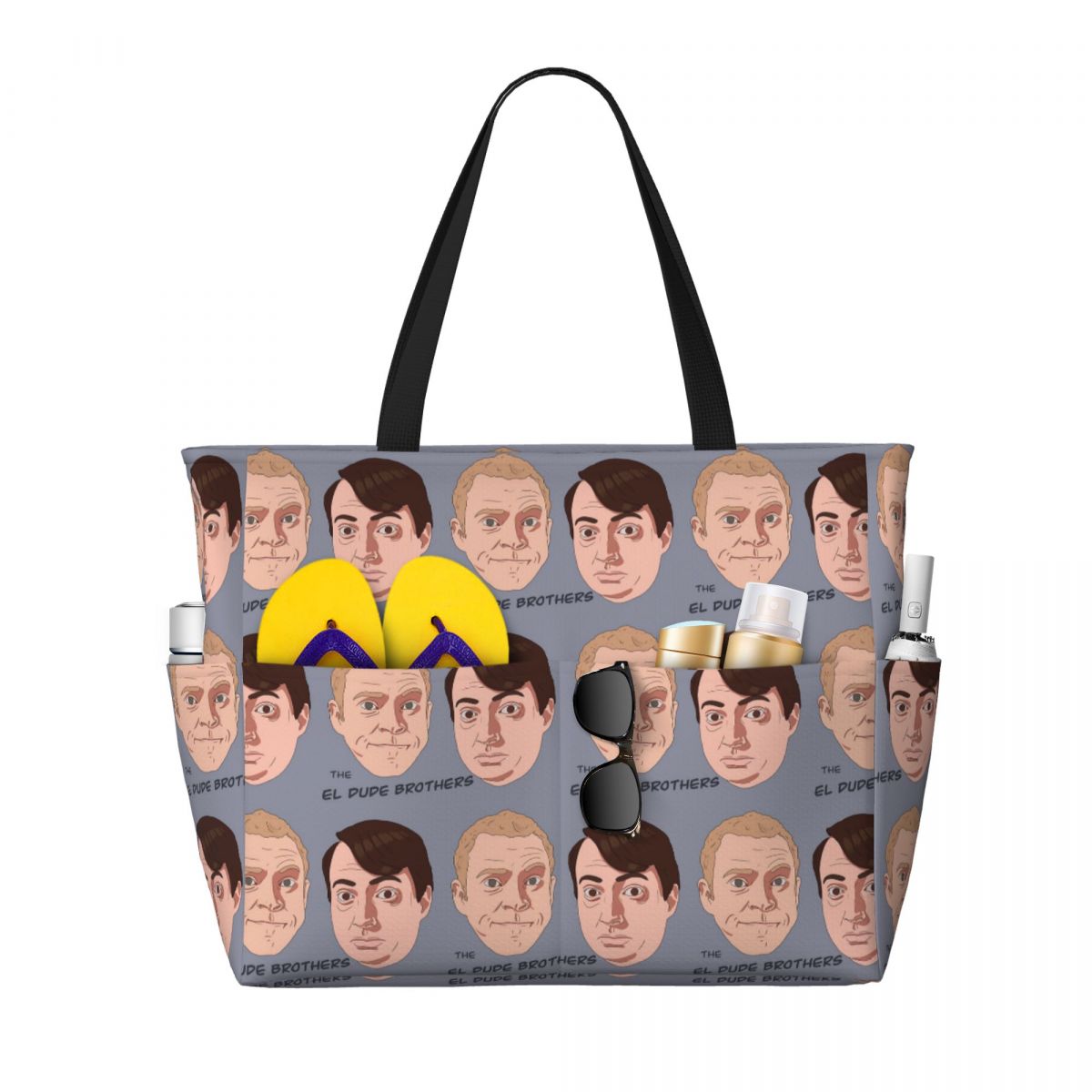 Yoga Fitness Dude - Borsa da spiaggia Peep Show Mark