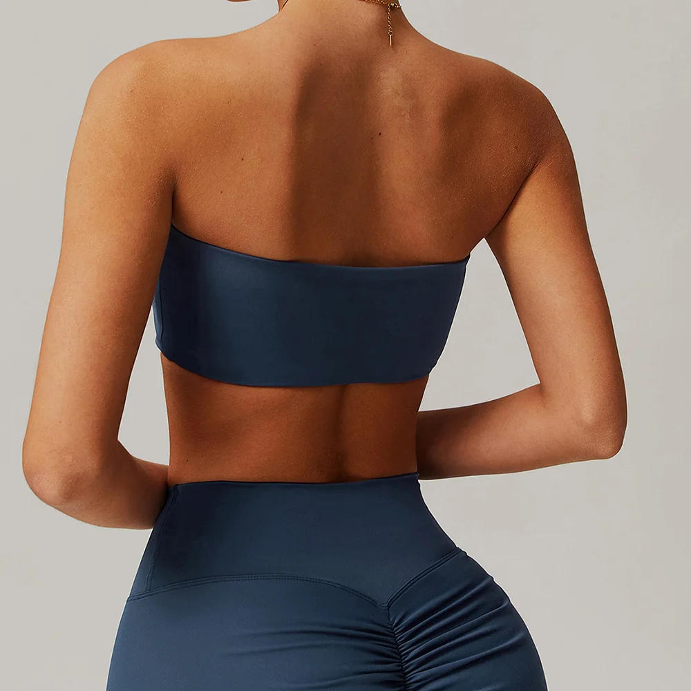 Yoga Fitness Youtube - Reggiseno Sportivo da Donna Senza Cuciture,