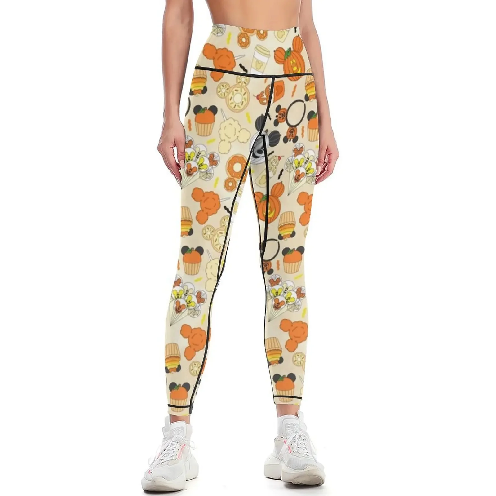 Yoga Fitness Park - Leggings a tema Halloween con motivo
