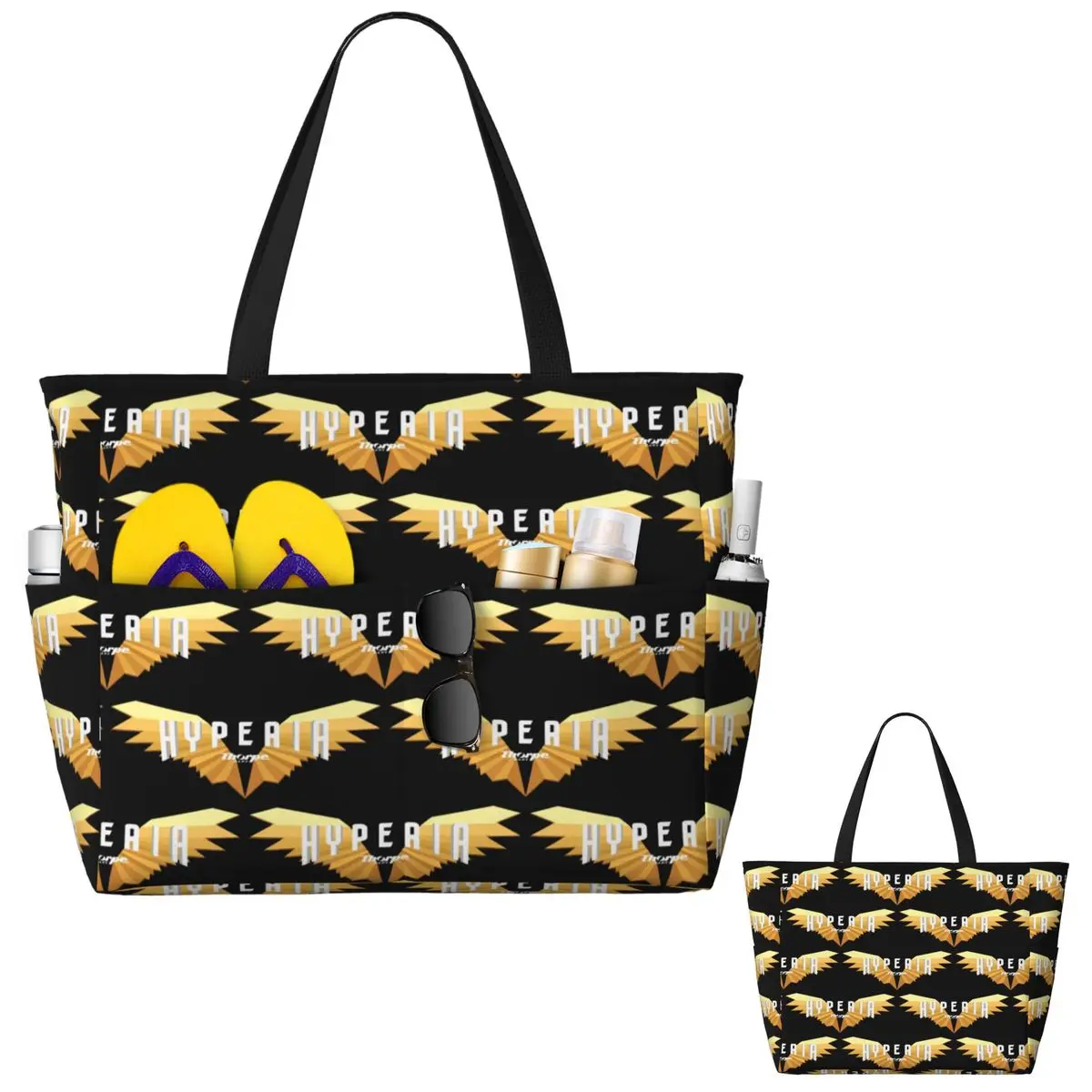 Yoga Fitness Park - Borsa tote da spiaggia con logo