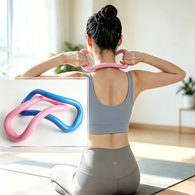 Yoga Fitness Trainer - Anello Yoga Prati per Stretching Spalle,