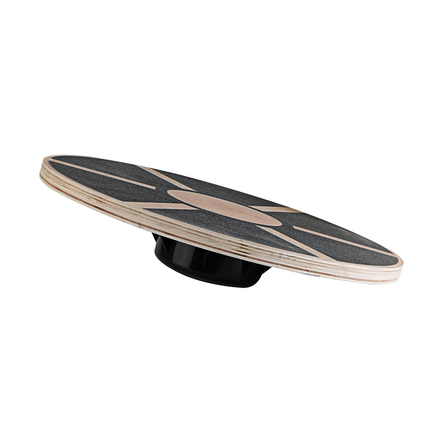 Yoga Fitness Trainer - Tavola di Equilibrio Rotonda in Legno