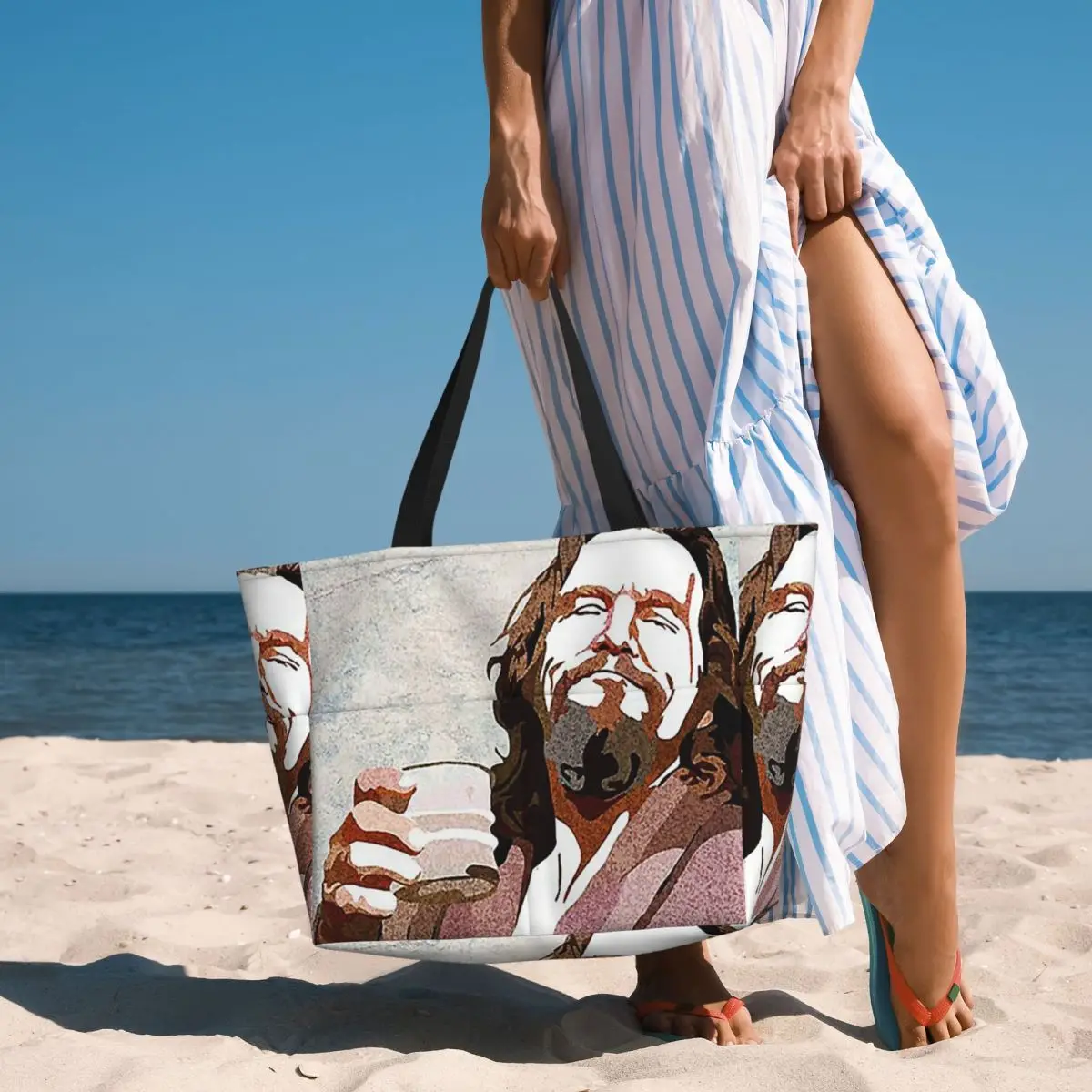 Borsa tote da spiaggia Big Leb - Yoga Fitness Dude recensione e prezzo