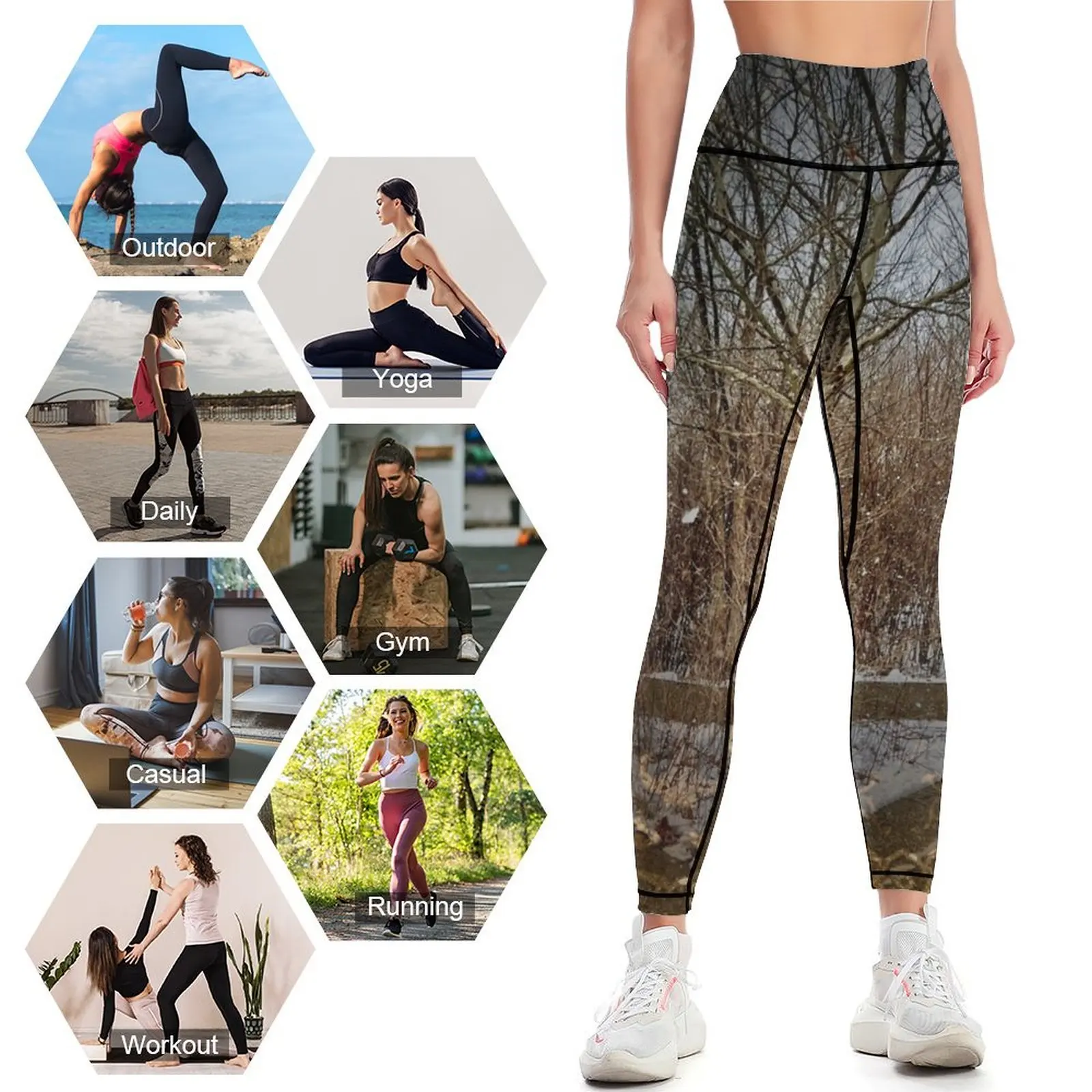 Leggings mimetici stile Winter - Yoga Fitness Park recensione e prezzo