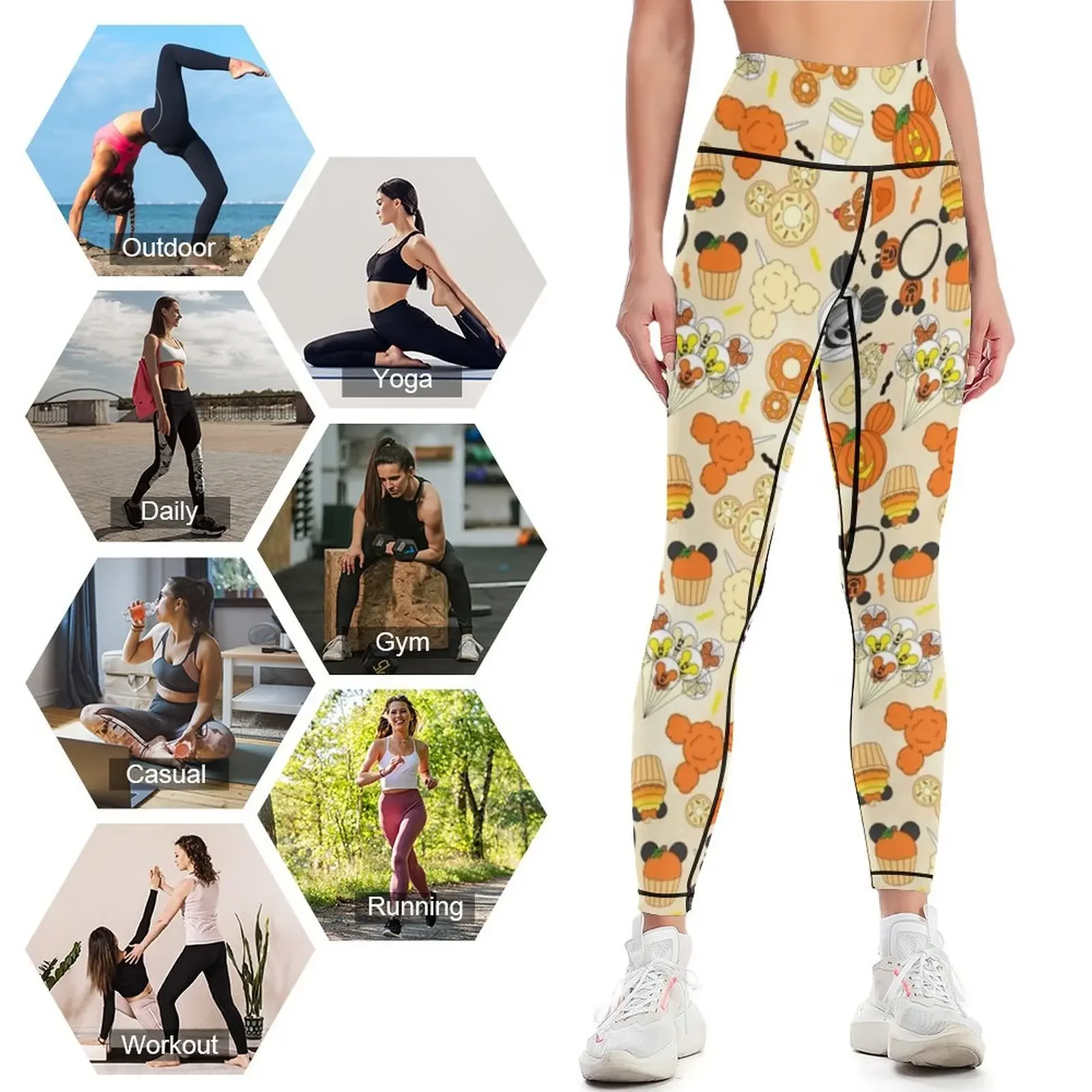 Leggings a tema Halloween con  - Yoga Fitness Park recensione e prezzo