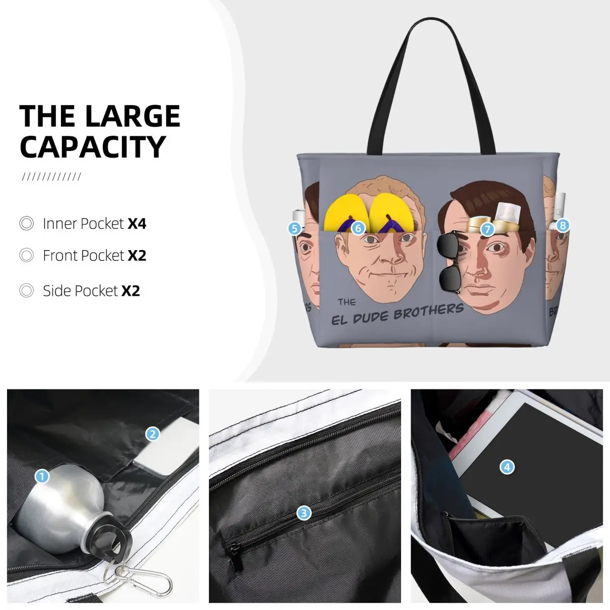 Borsa da spiaggia Peep Show Ma - Yoga Fitness Dude recensione e prezzo